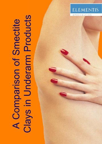 Comparison of Smectite Clays in Underarm Products - Elementis ...