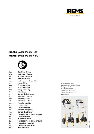 REMS Solar-Push I 80 REMS Solar-Push K 60