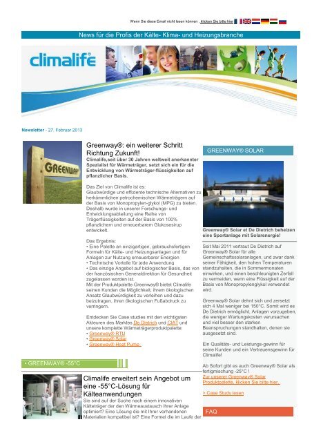 Climalife Newsletter 2013_02