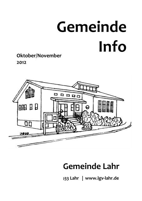 Gemeinde Gemeinde Info - Liebenzeller Gemeinde Lahr