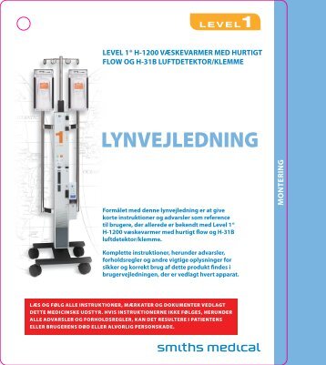 LYNVEJLEDNING - Smiths Medical