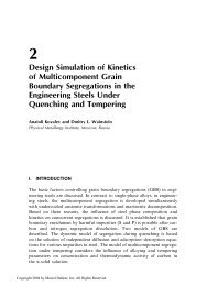 Modeling and Simulation for Material Selection and Mechanical ...