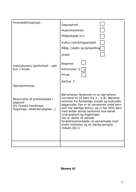 Praktikstedsbeskrivelse - Dagtilbud-Aarhus