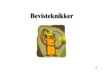 Bevisteknikker - akira.ruc.dk