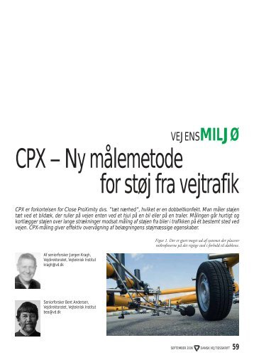 Dansk Vejtidsskrift 2006/09 CPX – Ny målemetode for støj fra vejtrafik