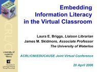 Question - Faculty of Arts - University of Waterloo