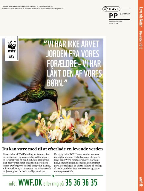 Levende Natur - December 2012 - WWF