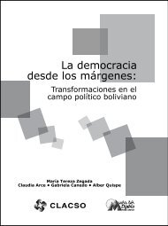 La democracia desde los márgenes - Clacso