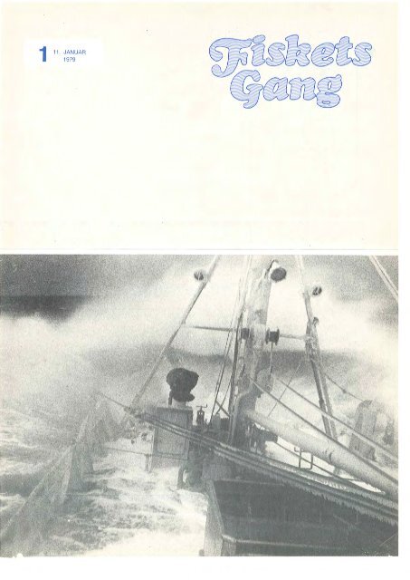Fiskets Gang. Nr 1. 1979 - Havforskningsinstituttet