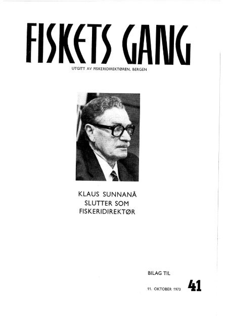 Nr. 41, bilag - Havforskningsinstituttet