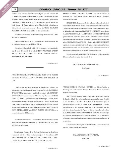 diario ofi cial - Biblioteca UTEC