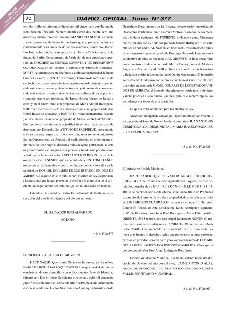 diario ofi cial - Biblioteca UTEC