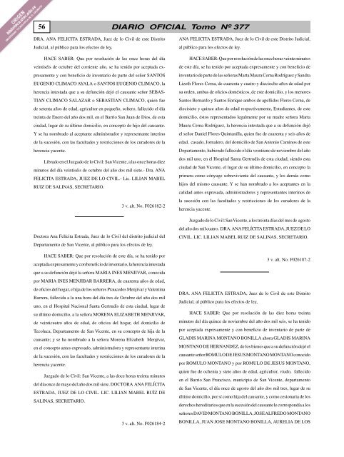 diario ofi cial - Biblioteca UTEC