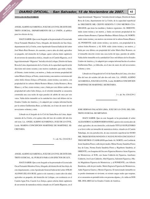 diario ofi cial - Biblioteca UTEC