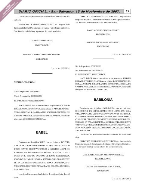 diario ofi cial - Biblioteca UTEC