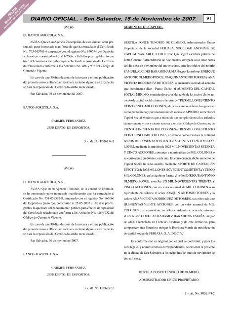 diario ofi cial - Biblioteca UTEC