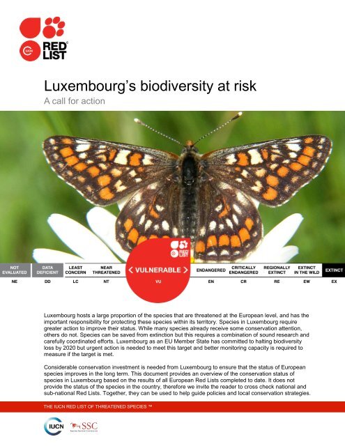 Luxembourg's biodiversity at risk - IUCN
