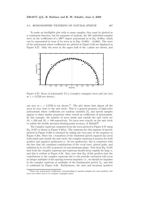 LR Rabiner and RW Schafer, June 3