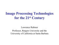 Image/Video Processing Technologies