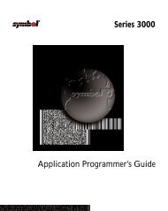 Series 3000 Application Programmer's Guide