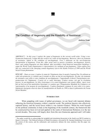 The Condition of Hegemony and the Possibility of Resistance.pdf