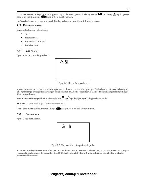 Provider Manual, BiPAP Synchrony, Danish.pdf - e-Dok