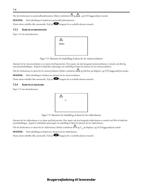 Provider Manual, BiPAP Synchrony, Danish.pdf - e-Dok