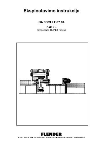 Eksploatavimo instrukcija BA 3603 LT 07.04 - Siemens