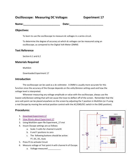 oscilloscope multisim