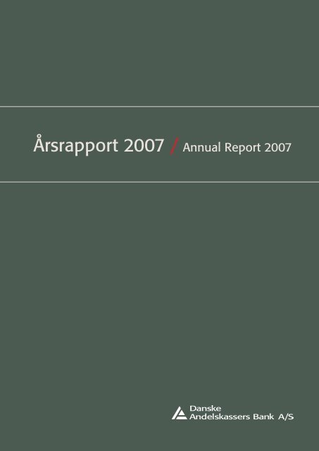 Årsrapport 2007 / Annual Report 2007