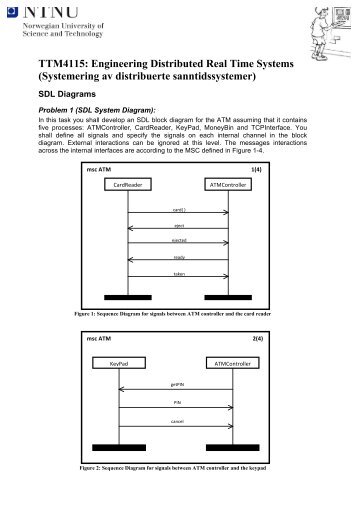 TTM4115: Engineering Distributed Real Time Systems (Systemering ...