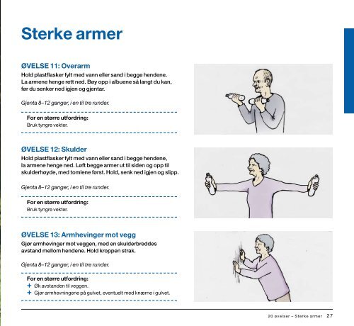 Øvelser som holder deg i form - Helsedirektoratet