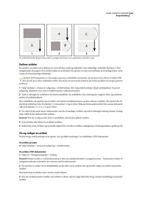 Brug af Adobe Acrobat 8 Standard (PDF)