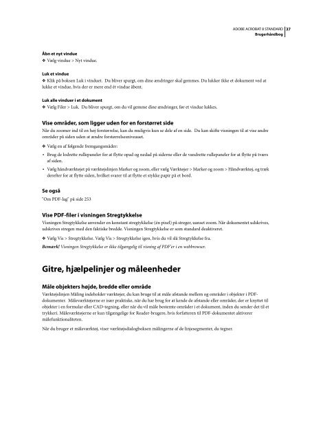 Brug af Adobe Acrobat 8 Standard (PDF)