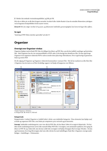 Brug af Adobe Acrobat 8 Standard (PDF)