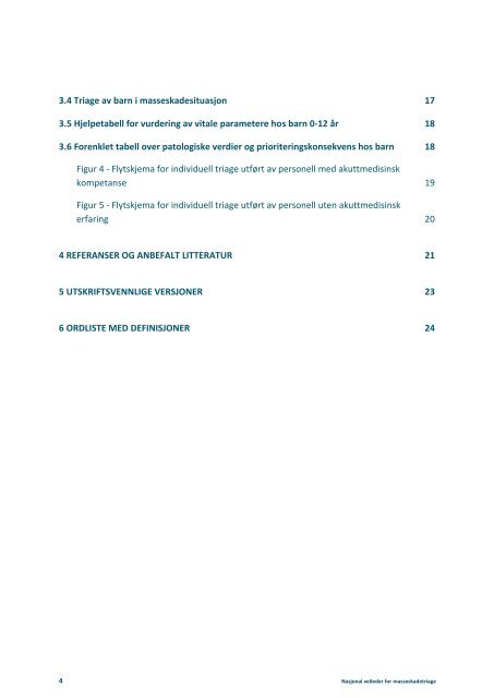 Nasjonal veileder for masseskadetriage - Helsedirektoratet