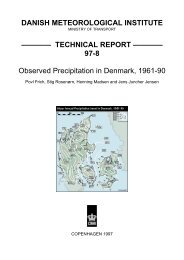 97-8 Observed Precipitation in Denmark, 1961-90 - Homepages ...