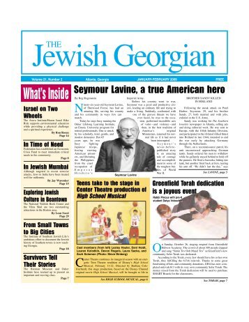 JGA JAN-Feb 09 - The Jewish Georgian