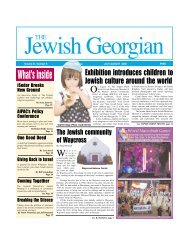 JGA July-August 09 - The Jewish Georgian
