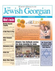 JGA Mar-Apr 10 - The Jewish Georgian
