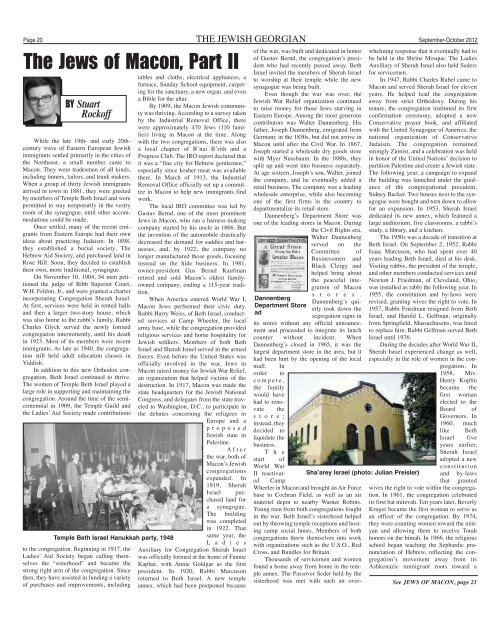 mjcca news - The Jewish Georgian