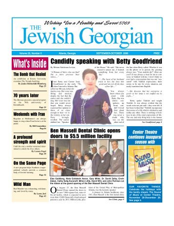 JGA SEPT-OCT 08 - The Jewish Georgian