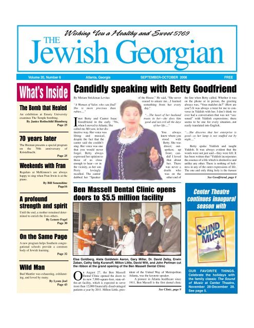 JGA SEPT-OCT 08 - The Jewish Georgian