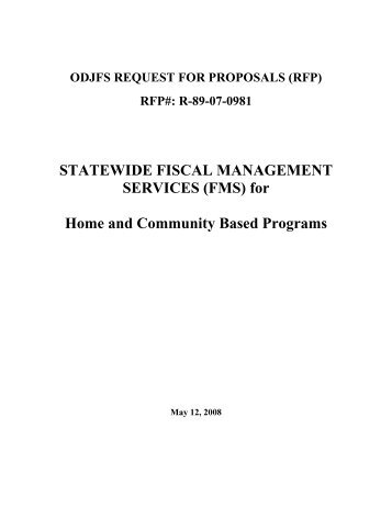odjfs request for proposals (rfp) - Ohio Department of Job and Family ...