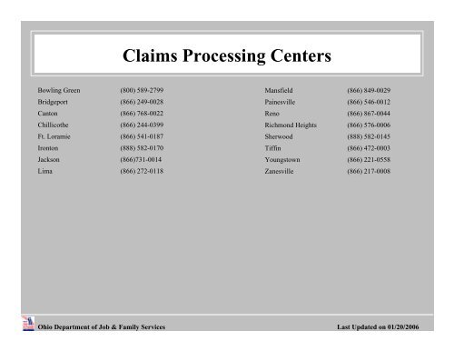 Employer Self Service User Guide - Ohio Department of Job and ...