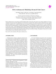 Pelvic Actinomycosis Mimicking Advanced Colon Cancer