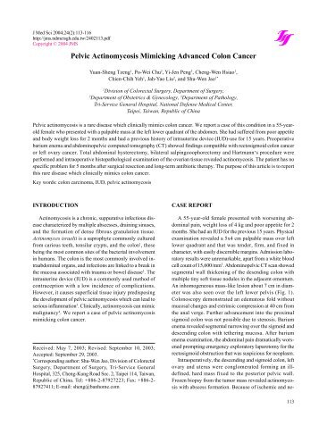 Pelvic Actinomycosis Mimicking Advanced Colon Cancer