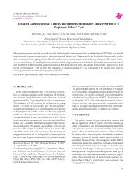 Isolated Gastrocnemial Venous Thrombosis Mimicking Muscle Strain