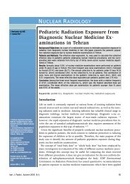 Pediatric Radiation Exposure from Diagnostic Nuclear Medicine Ex ...