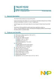 74LVC1G32 Single 2-input OR gate - NXP Semiconductors